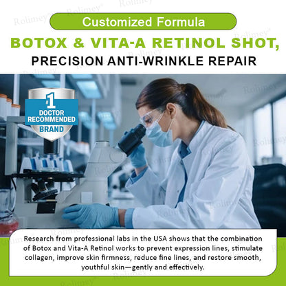 🇨🇦 Proudly Formulated & Shipped from Canada🍁Rolimey® Botox & Vita-A Retinol Shot Wrinkle-Lift Tightening Cream Last Day Promotion: 50% OFF