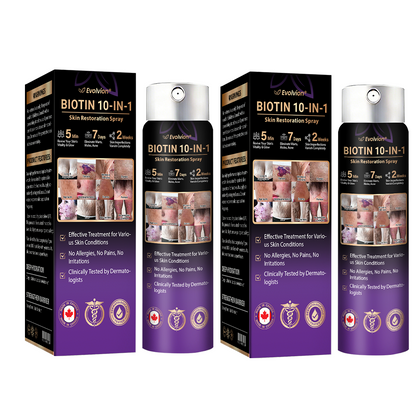 Made and Shipped from Canada✨Evolvion® Biotin 10-in-1 Skin Restoration Spray 🍇