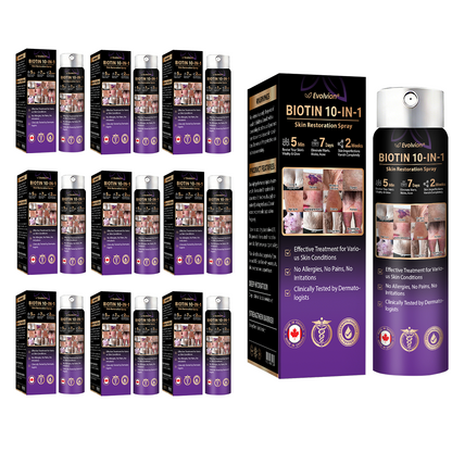 Made and Shipped from Canada✨Evolvion® Biotin 10-in-1 Skin Restoration Spray 🍇