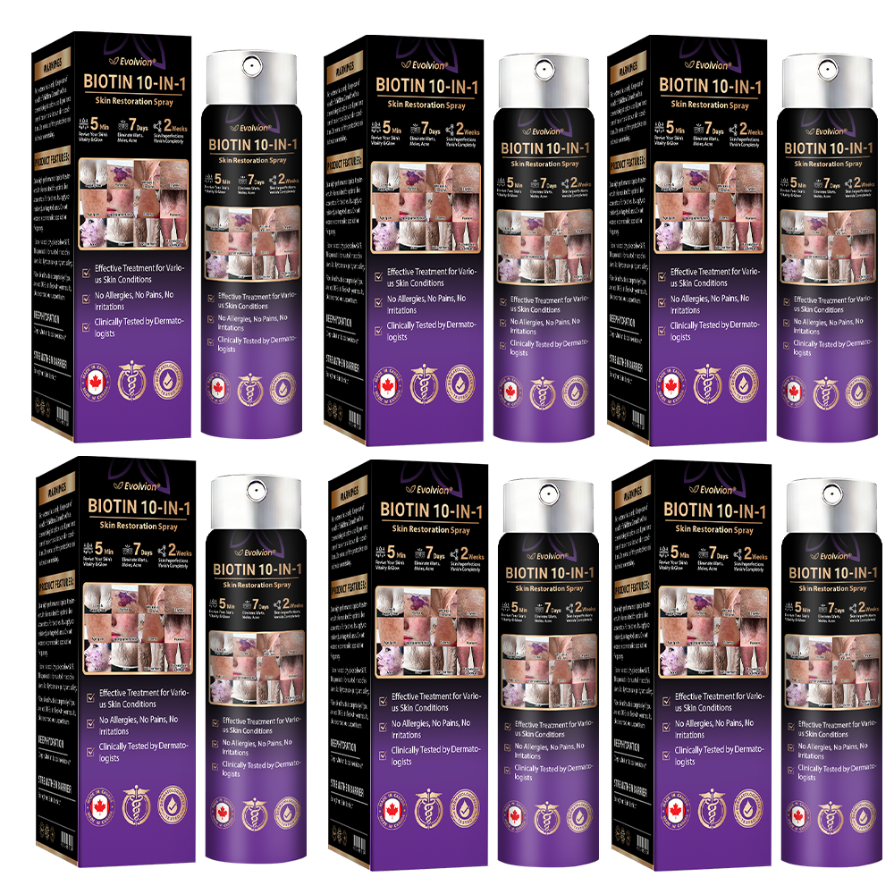 Made and Shipped from Canada✨Evolvion® Biotin 10-in-1 Skin Restoration Spray 🍇