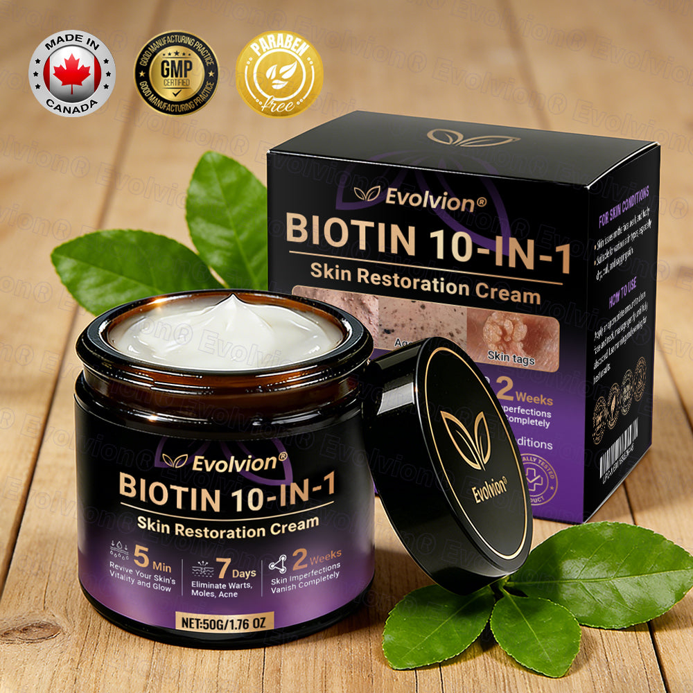 Made and Shipped from Canada❤️Evolvion® Biotin 10-in-1 Skin Restoration Cream