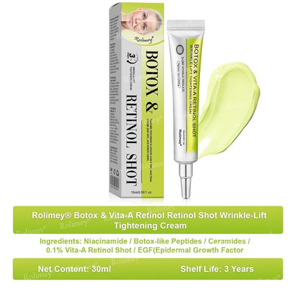 🇨🇦 Proudly Formulated & Shipped from Canada🍁Rolimey® Botox & Vita-A Retinol Shot Wrinkle-Lift Tightening Cream Last Day Promotion: 50% OFF