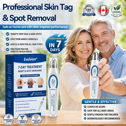 ✨🍁Evolvion® 𝟕-𝐃𝒂𝘆 𝐒𝗸𝐢𝐧 𝐓𝒂𝗴 & 𝐒𝐩𝙤𝐭 𝐄𝐫𝒂𝐬𝙚𝐫 Painless & Scar-Free Advanced Imperfection Remova𝗜 Ro𝗜𝗜erba𝗜𝗜 Pen