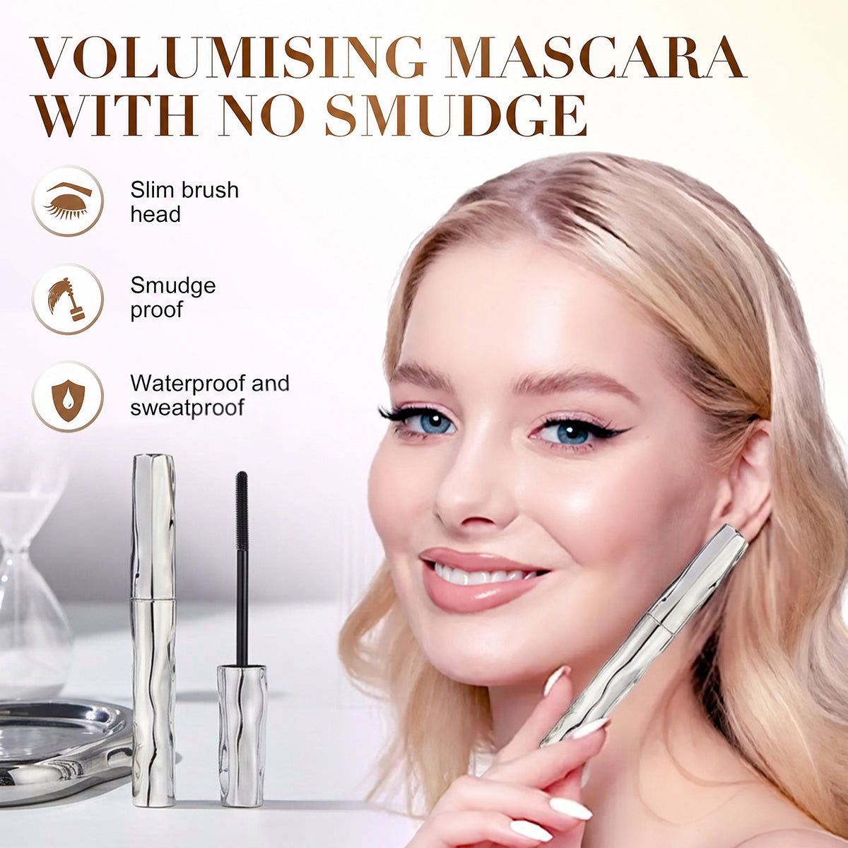 LAST DAY - BUY 1 GET 1 FREE🍁| Lengthening & Curling Waterproof Mascara – No False Lashes Needed
