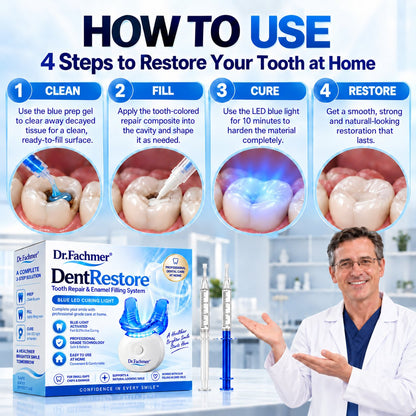 Dr.Fachmer® DentRestore Tooth Repair & Filling System 🪷