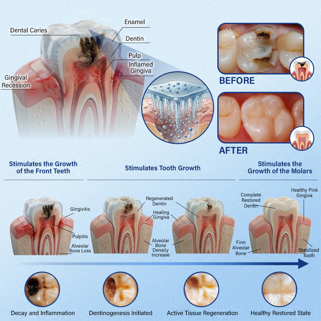 DOCTIA® Tooth & Gum Care Fast-Dissolving Microneedle Patch