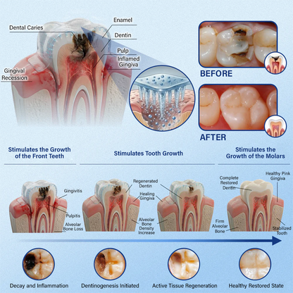 DOCTIA® Tooth & Gum Care Fast-Dissolving Microneedle Patch