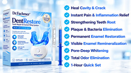 Dr.Fachmer® DentRestore Tooth Repair & Filling System 🪷