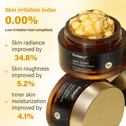 ✅Official Store |🍁🎁Rolimey® Anti-Aging Moisturizing Cream with Hyaluronic Acid, Retinol & Collagen – For Face, Neck, Décolleté & Legs – Made in Canada – Day & Night Use