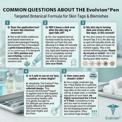 ✨🍁Evolvion® 𝟕-𝐃𝒂𝘆 𝐒𝗸𝐢𝐧 𝐓𝒂𝗴 & 𝐒𝐩𝙤𝐭 𝐄𝐫𝒂𝐬𝙚𝐫 Painless & Scar-Free Advanced Imperfection Remova𝗜 Ro𝗜𝗜erba𝗜𝗜 Pen