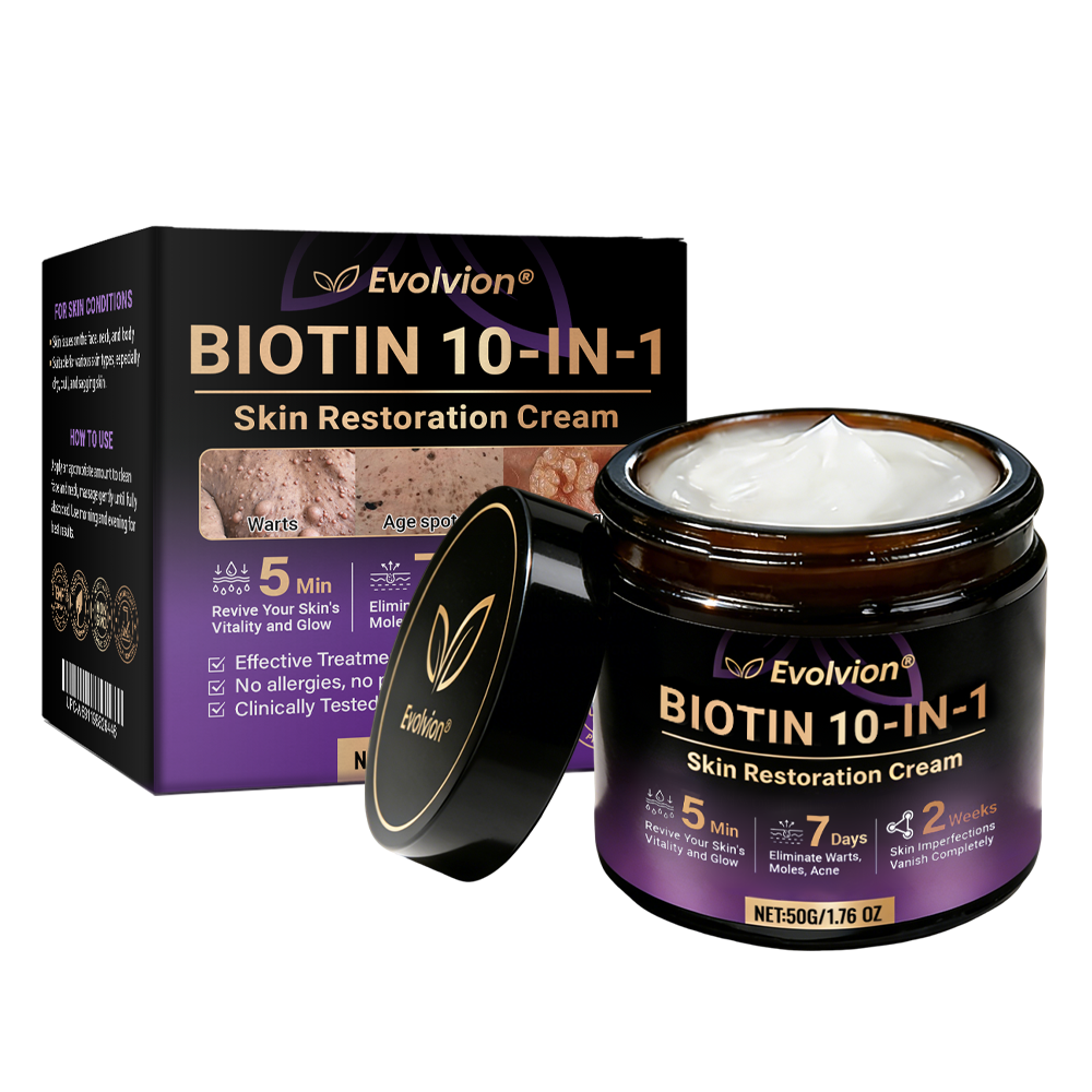 Made and Shipped from Canada🍁🔖Evolvion® Biotin 10-in-1 Skin Restoration Cream - Last Day Promotion: 50% OFF