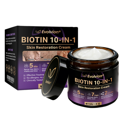 Made and Shipped from Canada🍁🔖Evolvion® Biotin 10-in-1 Skin Restoration Cream - Last Day Promotion: 50% OFF