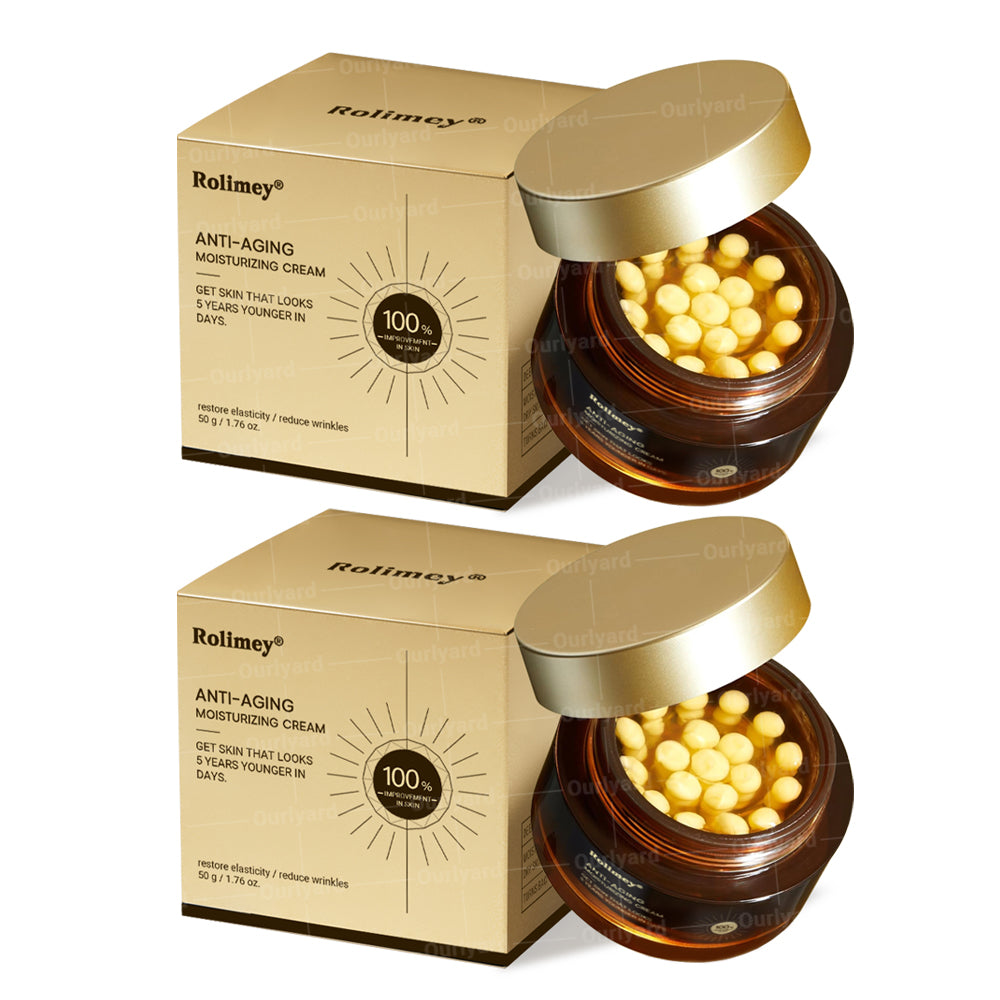 ✅Official Store |🍁🎁Rolimey® Anti-Aging Moisturizing Cream with Hyaluronic Acid, Retinol & Collagen – For Face, Neck, Décolleté & Legs – Made in Canada – Day & Night Use
