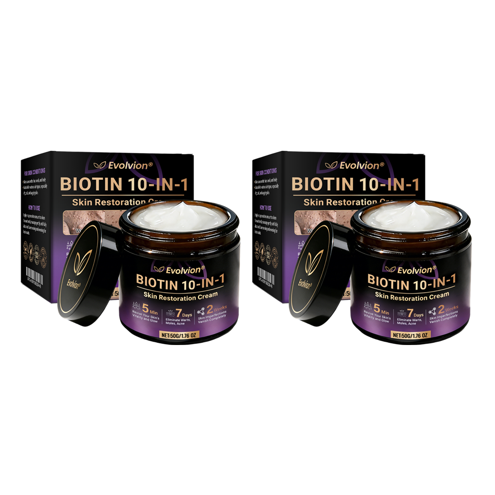 Made and Shipped from Canada🍁🔖Evolvion® Biotin 10-in-1 Skin Restoration Cream - Last Day Promotion: 50% OFF